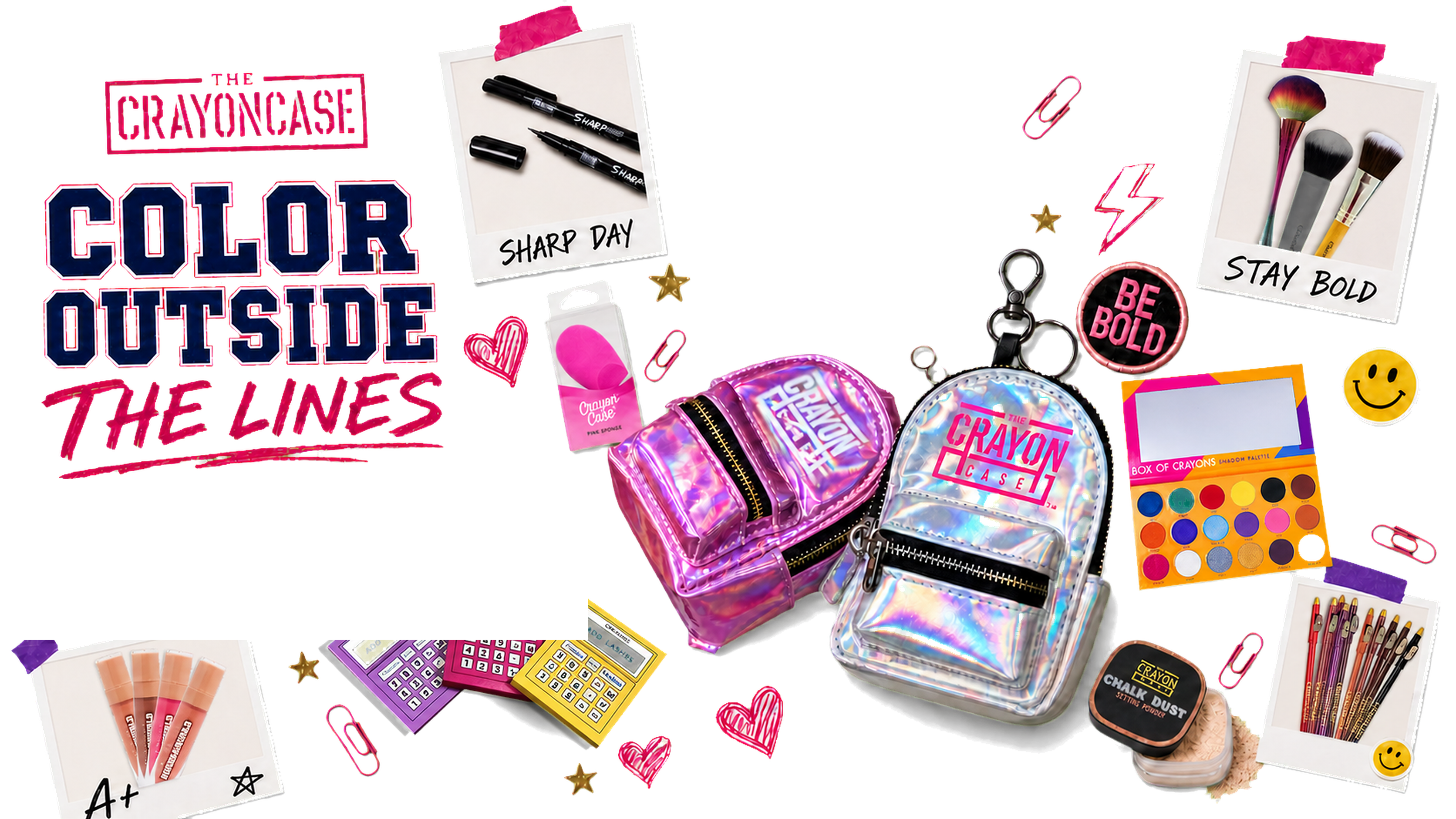 The Crayon Case Color Outside the Lines collection