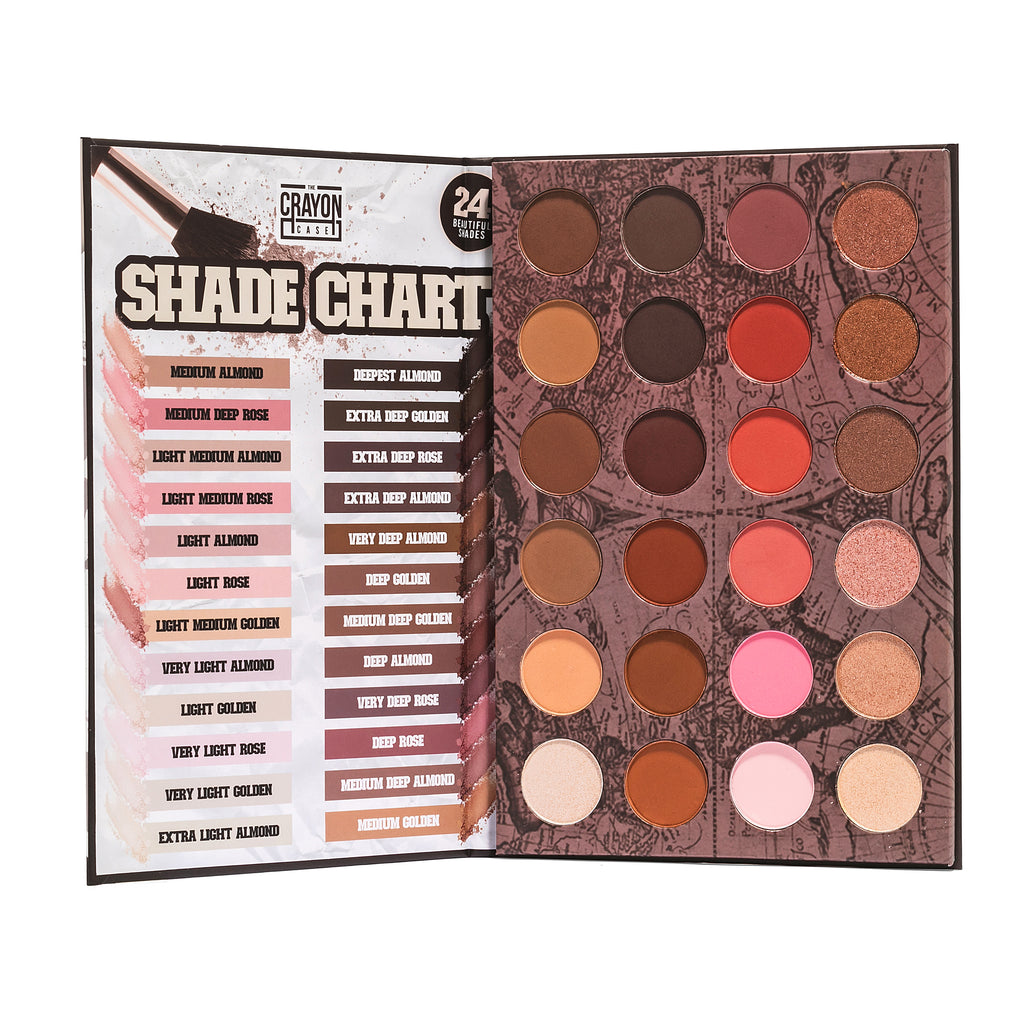 New Nude Eyeshadow Palette Makeup Set, - Shade & watches